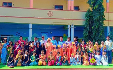 ಶಾಲಾ ಮಕ್ಕಳಿಂದ ಶರಣರ ವೇಷ ಭೂಷಣ ಸ್ಪರ್ಧೆಗಳು