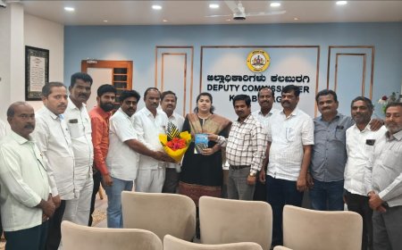 ಜಿಲ್ಲಾಧಿಕಾರಿ ಡಾ.ಬಿ.ಫೌಜಿಯಾ ತರನ್ನುಮ್ ಸೇರಿ ವಿವಿಧ ಅಧಿಕಾರಿಗಳಿಗೆ ಸನ್ಮಾನ