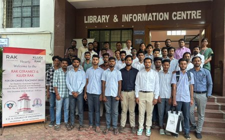 ಯು ಎ ಇ ಯು ವಿಶ್ವ ಪ್ರಸಿದ್ಧ ಸೆರಾಮಿಕ್ ರಾಕ್ಸ ಕಂಪನಿಯಿಂದ ಪಿ ಡಿ ಎ ಇಂಜಿನಿಯರಿಂಗ್ ಕಾಲೇಜಿನಲ್ಲ ಕ್ಯಾಂಪಸ್ ಸಂದರ್ಶನ