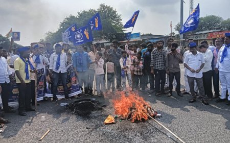 ಅಮಿತ್ ಶಾ ಹೇಳಿಕೆ ಖಂಡಿಸಿ ಆಳಂದಿನಲ್ಲಿ ದಲಿತ ಸಮನ್ವಯ ಸಮಿತಿಯಿಂದ ಬಂದ್ ಯಶಸ್ವಿ