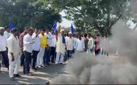 ಡಾ. ಬಾಬಾ ಸಾಹೇಬ್ ಅಂಬೇಡ್ಕರ್  ಅವಹೇಳಿಕೆ ಹೇಳಿದ  ಕೇಂದ್ರ ಗೃಹ ಸಚಿವ ಅಮಿತ್ ಶಾ ವಿರುದ್ಧ ಪ್ರತಿಭಟನೆ.