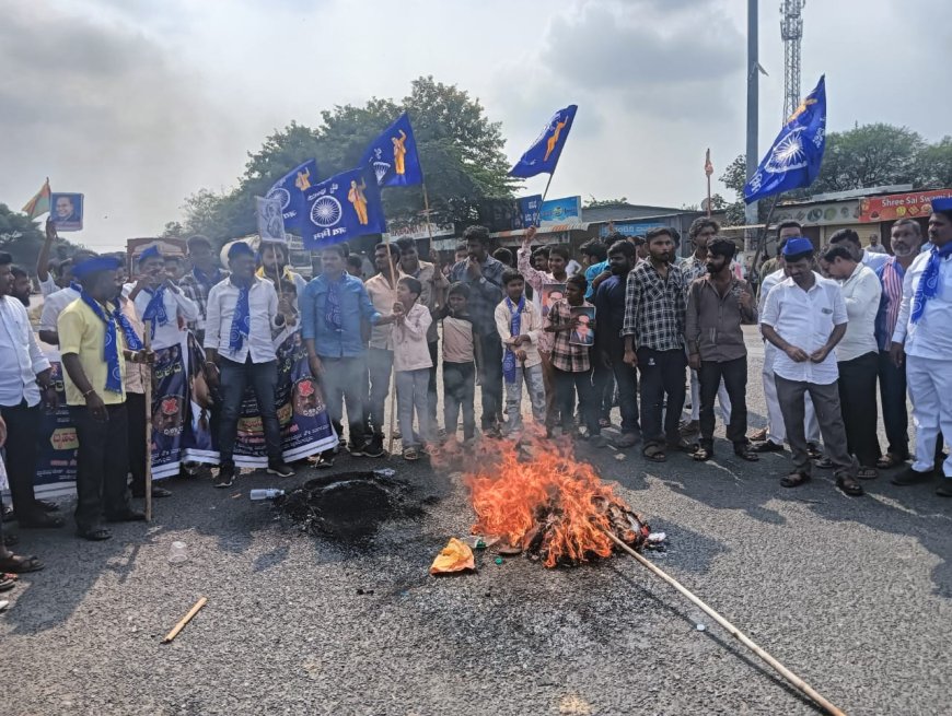 ಅಮಿತ್ ಶಾ ಹೇಳಿಕೆ ಖಂಡಿಸಿ ಆಳಂದಿನಲ್ಲಿ ದಲಿತ ಸಮನ್ವಯ ಸಮಿತಿಯಿಂದ ಬಂದ್ ಯಶಸ್ವಿ