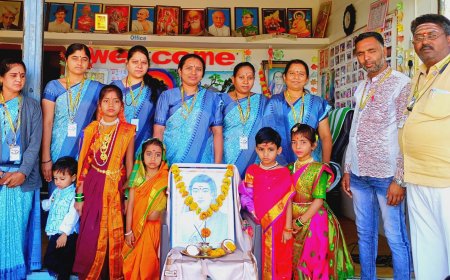 ಭಾಗಿರಥಿ ಪಬ್ಲಿಕ್ ಶಾಲೆಯಲ್ಲಿ ಸಾವಿತ್ರಿಬಾಯಿ ಫುಲೆ ಜಯಂತಿ ಆಚರಣೆ