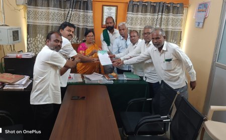 ಕಬ್ಬು ಕಟ್ಟಾವು ಆಗದೆ ಉಳಿದಿರುವ ಕಟ್ಟಾವು ಮಾಡಿಸಲು  ಜಿಲ್ಲಾಧಿಕಾರಿಗಳಿಗೆ ಕೆ ಆರ್ ಆರ್ ಎಸ್ ಸಂಘದ ಅಧ್ಯಕ್ಷ ವೀರಣ್ಣ ಗಂಗಾಣಿ ಆಗ್ರಹ