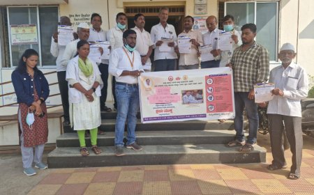 ಕ್ಷಯ್ ರೋಗ ಮುಕ್ತ ಭಾರತ ಕಾರ್ಯಕ್ರಮಕ್ಕೆ ಗ್ರಾ ಪಂ ಅಧ್ಯಕ್ಷ ಕಾಶಿನಾಥ್  ಜೀರಿಗೆ  ಚಾಲನೆ ನೀಡಿದರು.