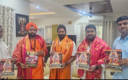 ತೆಲಂಗಾಣ ಸಚಿವ ಶ್ರೀನಿವಾಸ್ ಗೌಡ ಜೊತೆ ಬಾಲರಾಜ್ ಭೇಟಿ