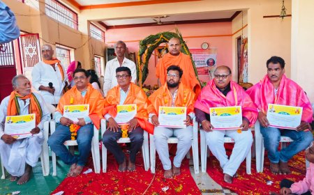 ದಾಬಕದಲ್ಲಿ ಲಿಂಗದೀಕ್ಷೆ, ಬಸವತತ್ವ ಸಮಾವೇಶ ಪಟ್ಟದ್ದೇವರಿಗೆ ಭವ್ಯ ಮೆರವಣಿಗೆ