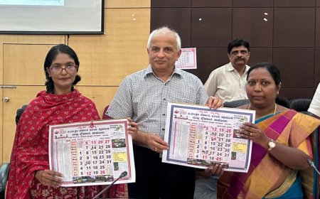 ಬೆಂಗಳೂರು ನಗರ ಜಿಲ್ಲಾ ಪಂಚಾಯತ್  ಸಿಇಒ ರಿಂದ ಕಾಕೋಳು ಸರ್ಕಾರಿ ಶಾಲೆಯ ಕ್ಯಾಲೆಂಡರ್ ಬಿಡುಗಡೆ