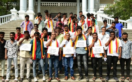 ನಗರದಲ್ಲಿ ಬೊಬ್ಬೆ ಪ್ರತಿಭಟನೆ