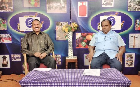 ಪತ್ರಕರ್ತ ರಾಮಕೃಷ್ಣ ಬಡಶೇಷಿ ಜೊತೆ ದೂರದರ್ಶನ ಸಂದರ್ಶನ