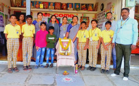 ಭಾಗಿರಥಿ ಶಾಲೆಯಲ್ಲಿ ಅಂಬಿಗರ ಚೌಡಯ್ಯ ಜಯಂತಿ ಆಚರಣೆ