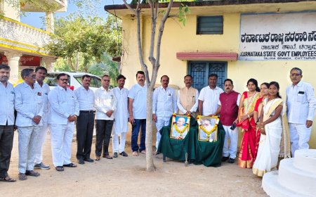 ಚಿತ್ತಾಪೂರ ಸರ್ಕಾರಿ ನೌಕರರ ಭವನದಲ್ಲಿ 76 ನೇ ಗಣರಾಜ್ಯೋತ್ಸವ ದಿನಾಚರಣೆ