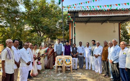 ಜಯನಗರ ಶಿವಮಂದಿರ ಅಭಿವೃದ್ಧಿ ಟ್ರಸ್ಟ್ ವತಿಯಿಂದ 76ನೆಯ ಗಣರಾಜ್ಯೋತ್ಸವ ಧ್ವಜಾರೋಹಣ.