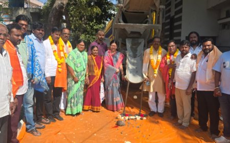 ಸಿಸಿ ರಸ್ತೆ ಕಾಮಗಾರಿಗೆ ಪಾಲಿಕೆ ಸದಸ್ಯೆ ಅರ್ಚನಾ ಪಾಟೀಲ ಬಿರಾಳ್ ಅವರು ಚಾಲನೆ
