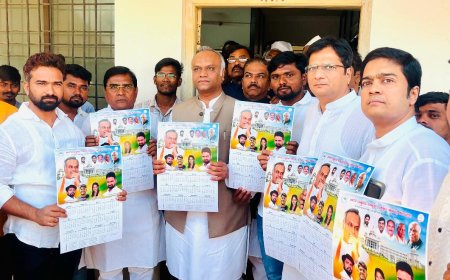 ಎನ್‌ಎಸ್‌ಯುಐ  2025 ನೇ ಸಾಲಿನ ಕ್ಯಾಲೆಂಡರ್‌ನ್ನು ಜಿಲ್ಲಾ ಉಸ್ತುವಾರಿ ಸಚಿವರಾದ ಪ್ರಿಯಾಂಕ್ ಖರ್ಗೆ ಬಿಡುಗಡೆ