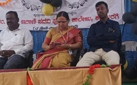 ವಿದ್ಯಾರ್ಥಿಗಳಲ್ಲಿ ಸಾಧಿಸುವ ಛಲ ಹಾಗೂ ಕಠಿಣ ಪರಿಶ್ರಮ ವಿರಬೇಕು ಐ ಕೆ ಪಾಟೀಲ್