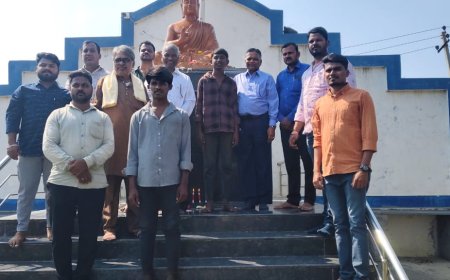 ಆಳಂದ ಬುದ್ಧ ವಿಹಾರಕ್ಕೆ ಬಿ ಆರ್ ಬುದ್ಧಾ ಭೇಟಿ