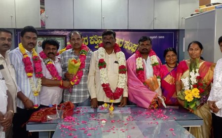 ಶಿಕ್ಷಕರ ಪತ್ತಿನ ಸಹಕಾರ  ಸಂಘದ ಅಧ್ಯಕ್ಷರು, ಉಪಾಧ್ಯಕ್ಷರು, ಅಭ್ಯರ್ಥಿಗಳು  ಅಧಿಕಾರ ಸ್ವೀಕಾರ