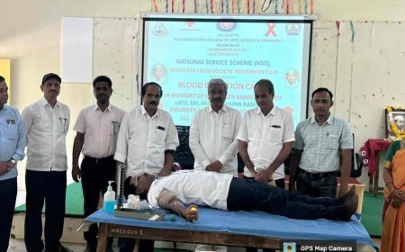 ಎಂ ಎಸ್ ಇರಾಣಿ ಕಾಲೇಜಿನಲ್ಲಿ ರಕ್ತದಾನ ಶಿಬಿರ