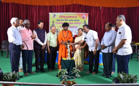 ವಿಶ್ವ ಭಾರತಿ ಪದವಿ ಪೂರ್ವ ಕಾಲೇಜಿನಲ್ಲಿ ವಾರ್ಷಿಕೋತ್ಸವ, ಪ್ರತಿಭಾಪುರಸ್ಕಾರ ಹಾಗೂ ಬಿಳ್ಕೊಡುಗೆ ಸಮಾರಂಭ