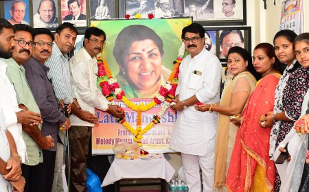 ಲತಾ ಮಂಗೇಶ್ಕರ್ ಅವರ ಮೂರನೆಯ ಪುಣ್ಯ ಸ್ಮರಣೆ