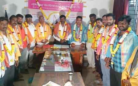 ಎಕ್ಷಕಾವೇಟರ್ ಲಾಂಗರೀಚ ಮಷೀನ ಮಾಲೀಕರ ಸಂಘದ ಪದಾಧಿಕಾರಿಗಳ ಆಯ್ಕೆ