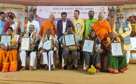 ಬುರ್ರ ಕಥೆ ಕಲಾವಿದೆ ಬಸ್ಸಮ್ಮ ಅವರಿಗೆಜನಪದ ಲೋಕ ಪ್ರಶಸ್ತಿ ಪ್ರಧಾನ