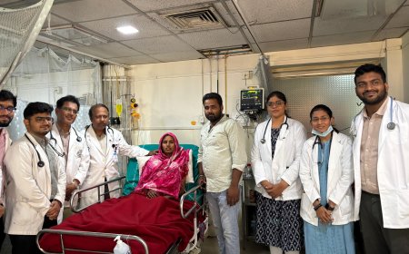 ಜೀವನ್ಮರಣದಿಂದ ಹೋರಾಡುತ್ತಿದ್ದ ಮಹಿಳಾ ರೋಗಿಗೆ ಜೀವ ನೀಡಿದ ಬಸವೇಶ್ವರ ಆಸ್ಪತ್ರೆಯ ವೈದ್ಯರು