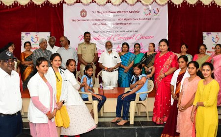 ಗರ್ಭಕಂಠದ ಕ್ಯಾನ್ಸರ್ ಜಾಗೃತಿ ಮತ್ತು ಲಸಿಕೆ  ಕಾರ್ಯಕ್ರಮ ಜರುಗಿತು.