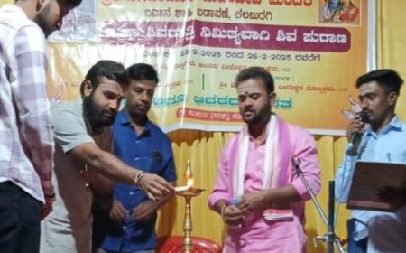 ಪುರಾಣ ಪ್ರವಚನಗಳು ಮನಸ್ಸಿಗೆ ನೆಮ್ಮದಿ ನೀಡುತ್ತವೆ ಮಹಾಲಿಂಗಯ್ಯ ಶಾಸ್ತ್ರಿಗಳು