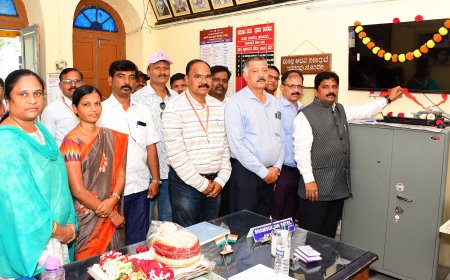 ಸರ್ಕಾರಿ ಪದವಿ ಪೂರ್ವ ಕಾಲೇಜು ಎಂ ಪಿ ಎಚ್ ಎಸ್‌ನಲ್ಲಿ  ಸಿಸಿ ಕ್ಯಾಮೆರಾ ಉದ್ಘಾಟನೆ