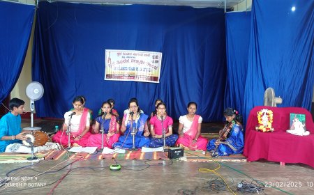 ವಿಟ್ಲ ಸ್ವರ ಸಿಂಚನ ಕಲಾ ತಂಡದಿಂದ  ನಾದೋಪಾಸನ   ಹಾಗೂ ತ್ಯಾಗರಾಜರ ಆರಾಧನೆ.....!