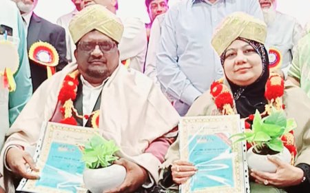 ಶಿಕ್ಷಕ ವಾಜೀದ್ ಅಖ್ತರ್ ಸಿದ್ದೀಖಿ ಅವರಿಗೆ ಕರ್ನಾಟಕ ಉರ್ದು ಅಕಾಡೆಮಿ ಪ್ರಶಸ್ತಿ ಪ್ರದಾನ