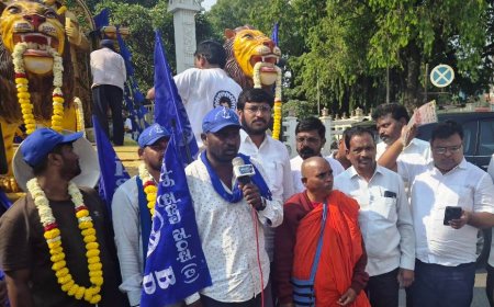 ಕಾಲ್ನಡಿಗೆ ಜಾಥಾ  ಕಲಬುರಗಿಗೆ  ಆಗಮನ