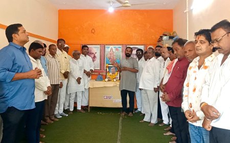 ಬಿಜೆಪಿ ಕಛೇರಿಯಲ್ಲಿ ಮಾಜಿ ಶಾಸಕ ದಿ ವಾಲ್ಮೀಕ ನಾಯಕರ ಪುಣ್ಯಸ್ಮರಣೆ