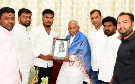 ಯುವ ಕಾಂಗ್ರೆಸ್ ವತಿಯಿಂದ ಅಬಕಾರಿ ಸಚಿವ ಆರ್.ಬಿ. ತಿಮ್ಮಾಪುರಗೆ ಸನ್ಮಾನ
