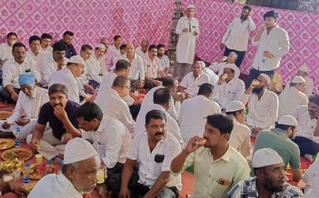 ರಂಜಾನ್ ಹಬ್ಬದ ಪ್ರಯುಕ್ತ, ಮಾಜಿ ಸಚಿವ ದಿ. ವೈಜಿನಾಥ ಪಾಟೀಲ್ ಅವರ ಕುಟುಂಬದ ವತಿಯಿಂದ  ಮುಸ್ಲಿಂ ಬಾಂಧವರಿಗೆ ಇಫ್ತಾಯಾರ ಕೂಟ ಆಯೋಜನೆ,