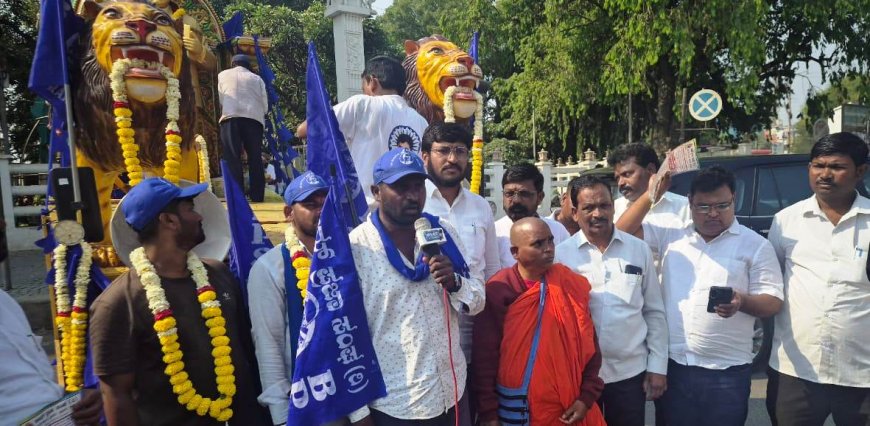 ಕಾಲ್ನಡಿಗೆ ಜಾಥಾ  ಕಲಬುರಗಿಗೆ  ಆಗಮನ