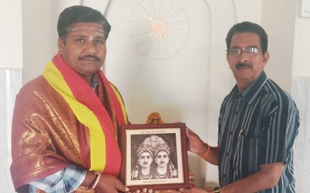 “ಸಂಘಸಿರಿ” ಪ್ರಶಸ್ತಿ ಪಾತ್ರರಾದ ಬಿ. ಎಮ್. ಪಾಟೀಲ್ ಕಲ್ಲೂರ ಅವರಿಗೆ ಅಂಡಗಿ ಅಭಿನಂದಿಸಿದರು