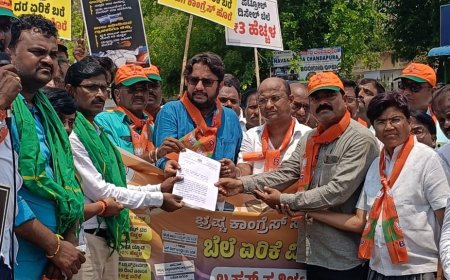 ಬೆಲೆ ಏರಿಕೆ ಖಂಡಿಸಿ ಚಿಂಚೋಳಿಯಲ್ಲಿ ಬಿಜೆಪಿ ಪ್ರತಿಭಟನೆ :   ಭ್ರಷ್ಟ ಆಡಳಿತ ಕಿತ್ತೋಗಿಯಲು ಒಂದಾಗಿ : ಡಾ. ಜಾಧವ