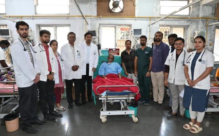 ಗುಯಿಲಿನ್ ಬಾರಿ ಸಿಂಡ್ರೋಮ್ (ಜಿಬಿಎಸ್) ರೋಗಿಯನ್ನು ಸಂಪೂರ್ಣ ಗುಣಪಡಿಸಿದ ಬಸವೇಶ್ವರ ಆಸ್ಪತ್ರೆಯ ವೈದ್ಯರು