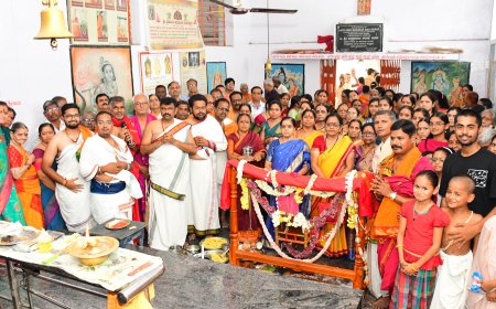 ಶ್ರೀ ರಾಮ ನವಮಿ ಧಾರ್ಮಿಕ ಆಚರಣೆ: ಶ್ರೀ ರಾಮ ದೇವರ ಆದರ್ಶಗಳನ್ನು ಅಳವಡಿಸೋಣ ಎಂಬ ಸಂದೇಶ