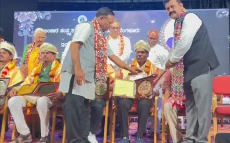 ಪುಸ್ತಕ ಪ್ರಶಸ್ತಿ ಪುರಸ್ಕೃತರಾದ ಪ್ರೊ. ಕೆ.ಎಸ್. ನಾಯ್ಕ್‌ ಅವರಿಗೆ ಗೌರವ