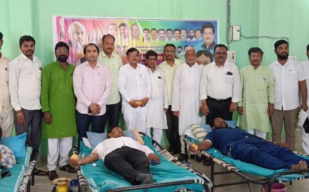 ಸಚಿವ ಡಾ. ಶರಣಪ್ರಕಾಶ ಪಾಟೀಲರ ಹುಟ್ಟು ಹಬ್ಬದ ನಿಮಿತ್ತವಾಗಿ ಅಭಿಮಾನಿಗಳಿಂದ ರಕ್ತದಾನ ಶಿಬಿರ