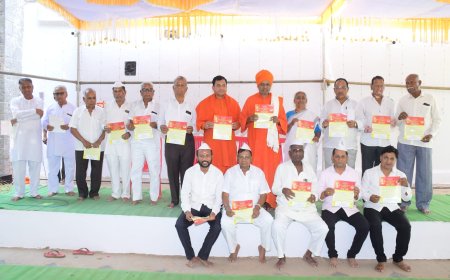 ಪುರುಷಾರ್ಥ ಸಾಧನೆಗೆ ಆರೋಗ್ಯ ಮುಖ್ಯ : ಅಮೃತಾನಂದ ಮಹಾಸ್ವಾಮಿಗಳು