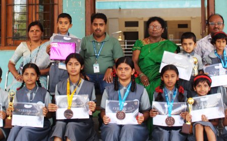 ದಾಮೋದರ ರಘೋಜಿ ಶಾಲೆಯ ವಿದ್ಯಾರ್ಥಿಗಳ ಸಂಭ್ರಮಕಾರಿ ನಾಟ್ಯವಿಜಯ