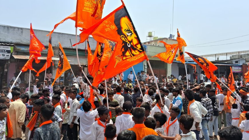ಶ್ರೀರಾಮ ನವಮಿಯ ನಿಮಿತ್ತ ಶೋಭಾ ಯಾತ್ರೆ ಭವ್ಯ ಮೆರವಣಿಗೆ