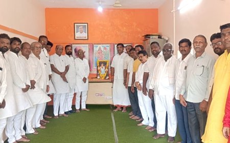 ವಾಡಿ ಬಿಜೆಪಿ ಕಛೇರಿಯಲ್ಲಿ  ಬಸವ ಜಯಂತಿ ಆಚರಣೆ