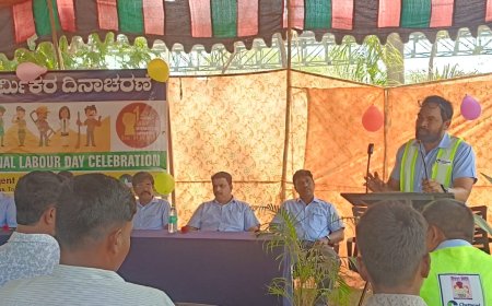 ಕಲ್ಲೂರ ಚೆಟ್ಟಿನಾಡ ಸಿಮೆಂಟ್ ಕಂಪನಿಯಲ್ಲಿ ಕಾರ್ಮಿಕ ದಿನ ಆಚರಣೆ