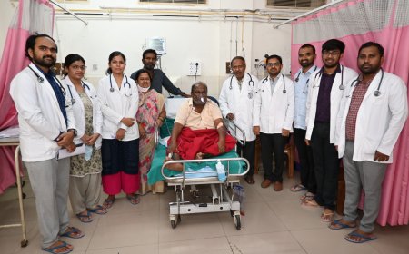 ತೀವ್ರ ಹೃದಯಾಘಾತ ಮತ್ತು ತಿವ್ರ ಉಸಿರಾಟದ ತೊಂದರೆಯಿಂದ ಬಳಲುತ್ತಿದ್ದ ವ್ಯಕ್ತಿಗೆ ಬಸವೇಶ್ವರ ಆಸ್ಪತ್ರೆಯಲ್ಲಿ ಯಶಸ್ವಿ ಚಿಕಿತ್ಸೆ